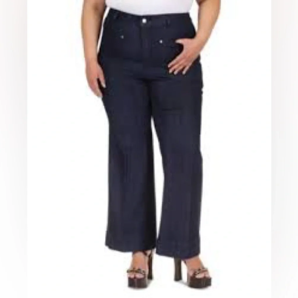 Michael Kors Dark Blue Flare Jeans